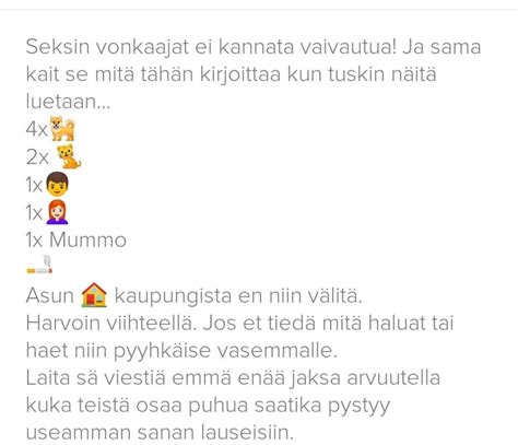 tinder teksti naiselle|Tinder profiiliteksti